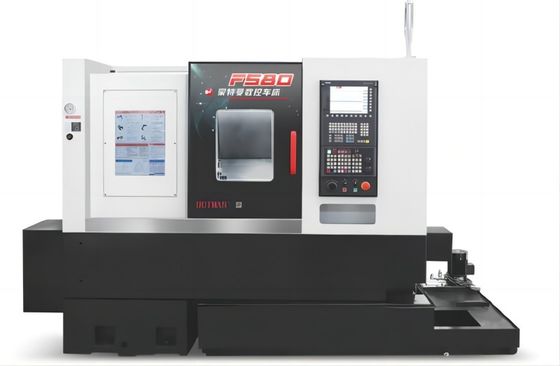 Precision CNC Lathe F580 Zwaar snijden en servo programmeerbare achtersteel gemotoriseerde spindel