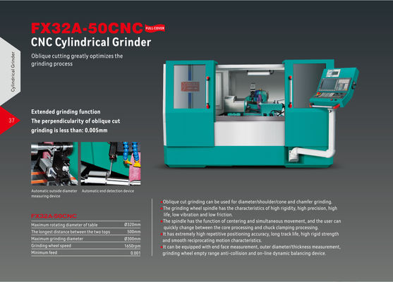 FX32A-35CNC Hotman Electric 380V Cylindrische slijpmachine Multifunctionele slijpmachine